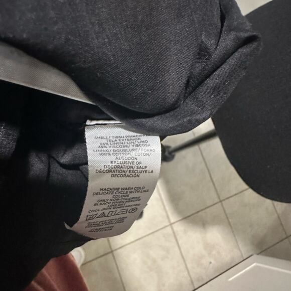 Ann Taylor Petite Scalloped Linen-Blend Midi Dress – NWT - Picture 4 of 10